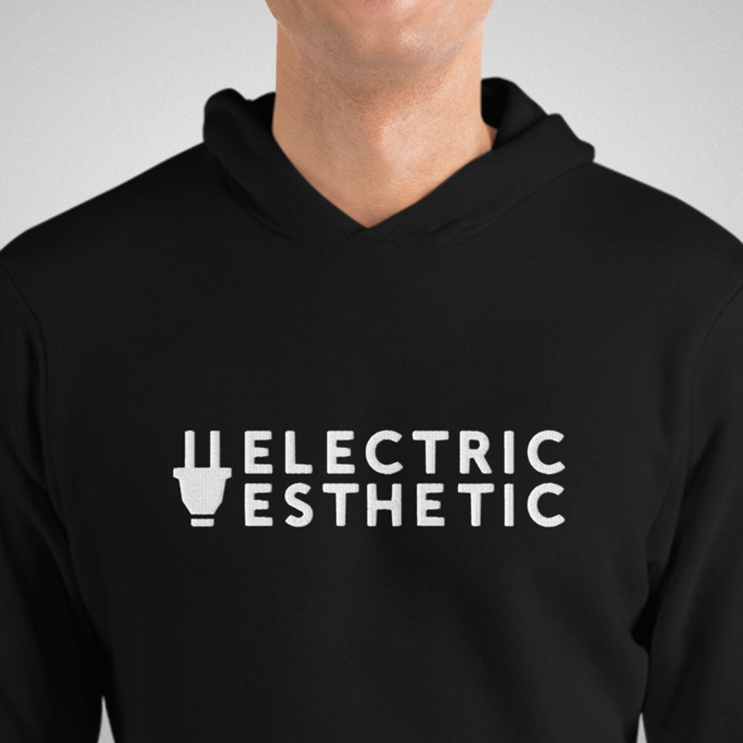 Branded Pullover Hoodie | Black & White