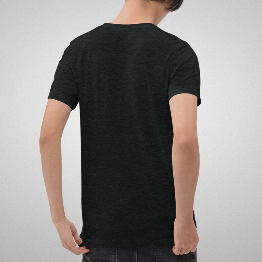Branded Drip Graphic T-Shirt | Charcoal