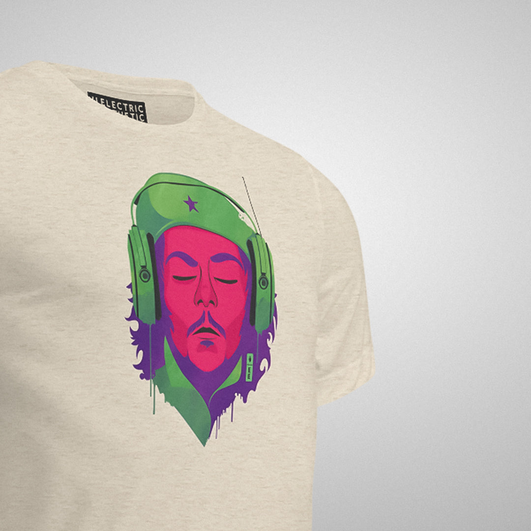 Electric Guerrilla Graphic T-Shirt | Oatmeal