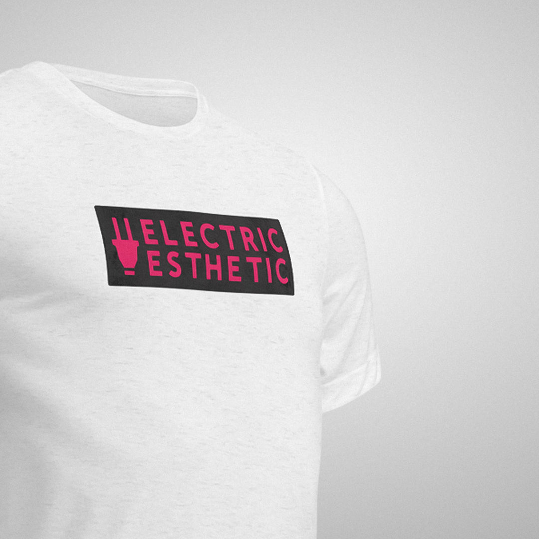 Branded Stencil Graphic T-Shirt | White