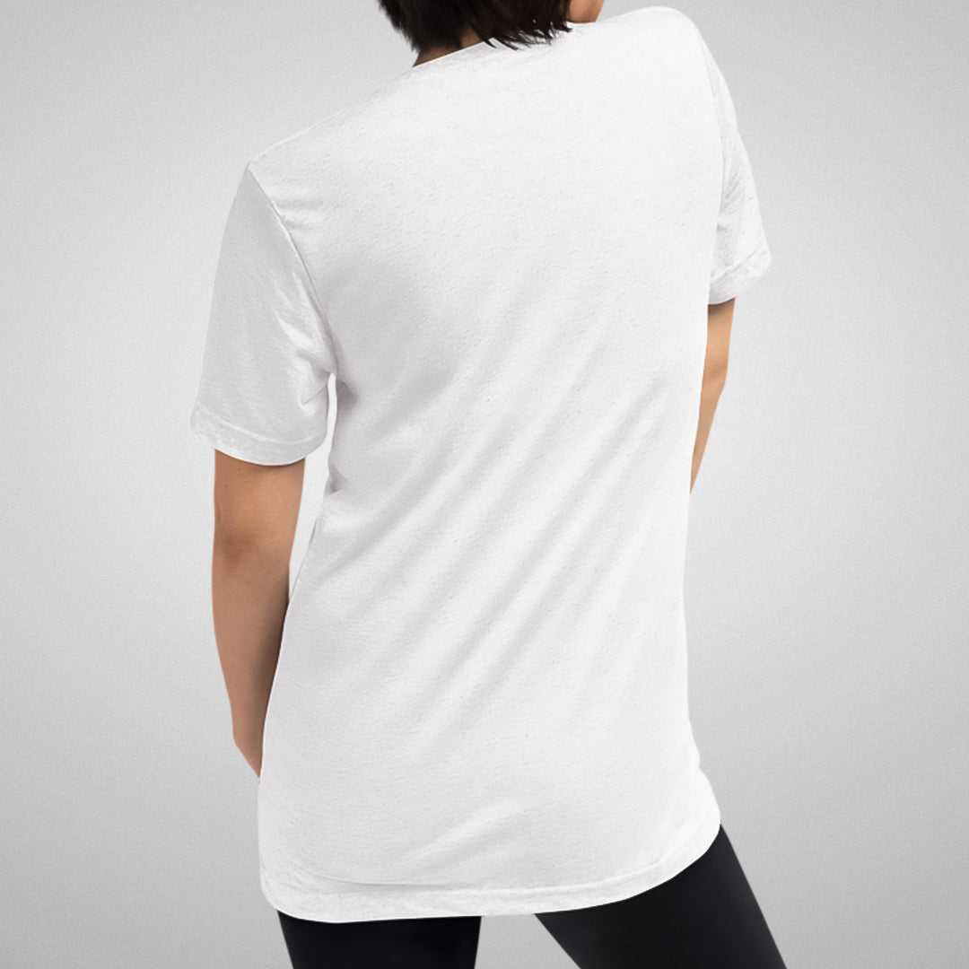 Branded Stencil Graphic T-Shirt | White
