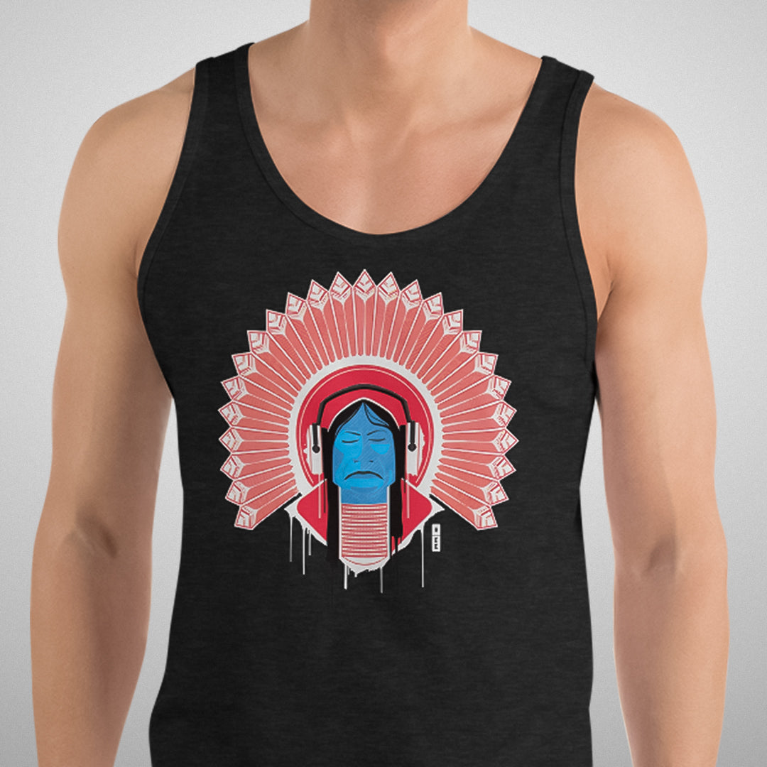 Electric Chief Graphic Tank | Charcoal