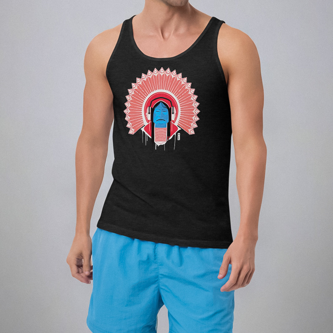 Electric Chief Graphic Tank | Charcoal