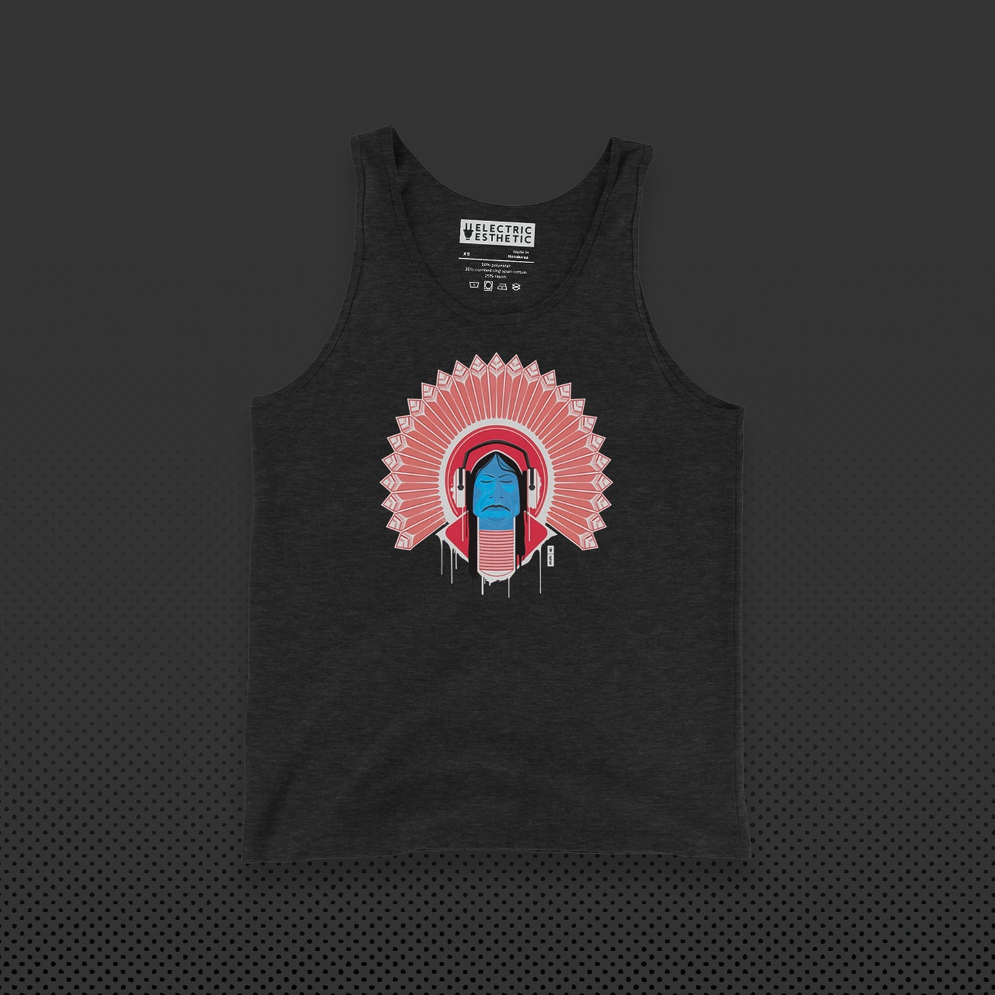 Electric Chief Graphic Tank | Charcoal