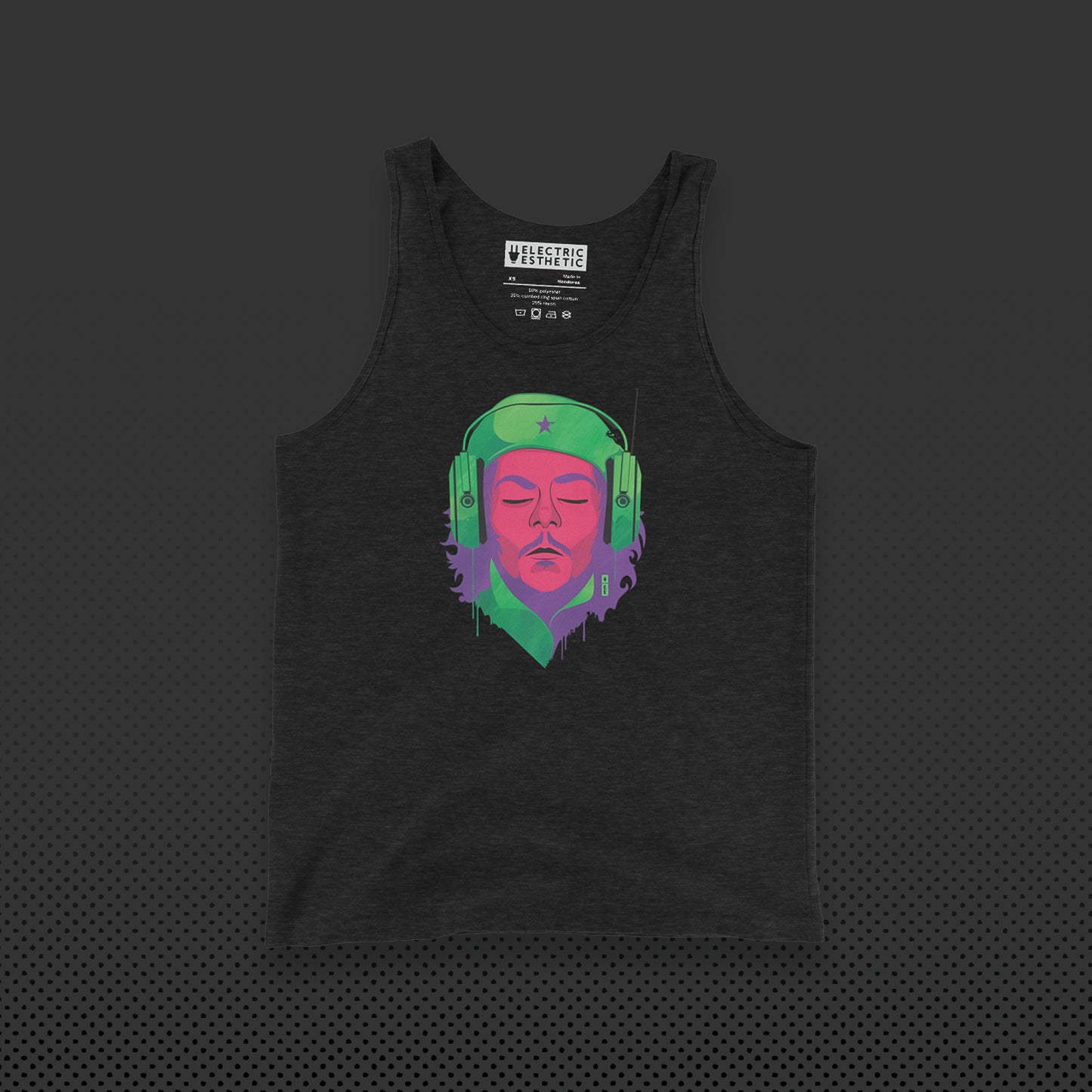 Electric Guerrilla Graphic Tank | Charcoal