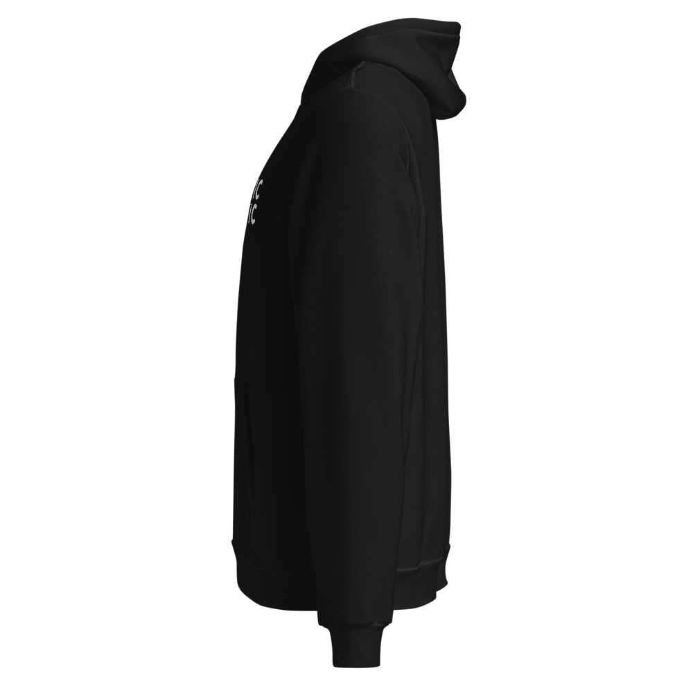 Branded Pullover Hoodie | Black & White