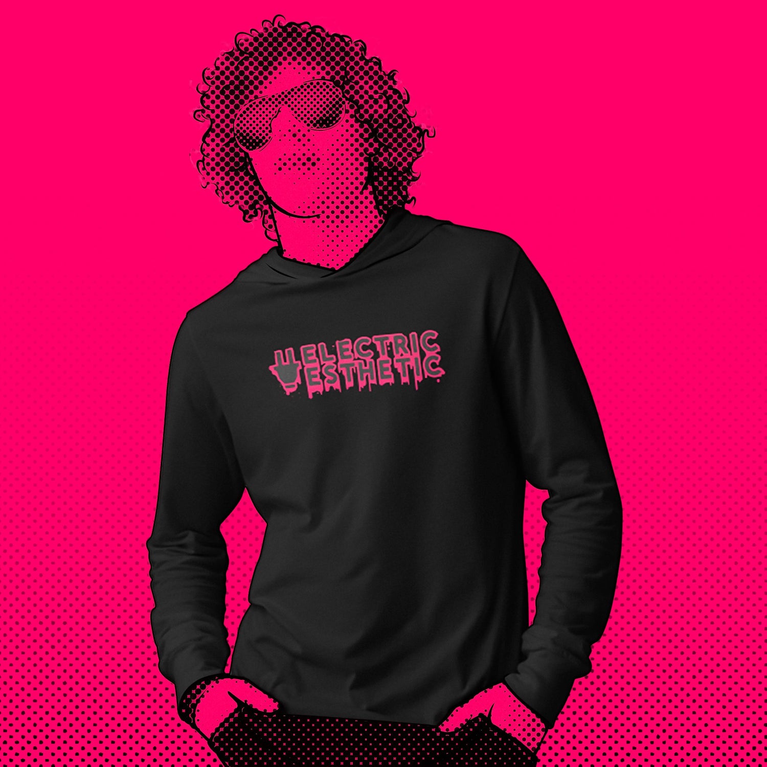 Electric Branded Graphic Hooded Shirts