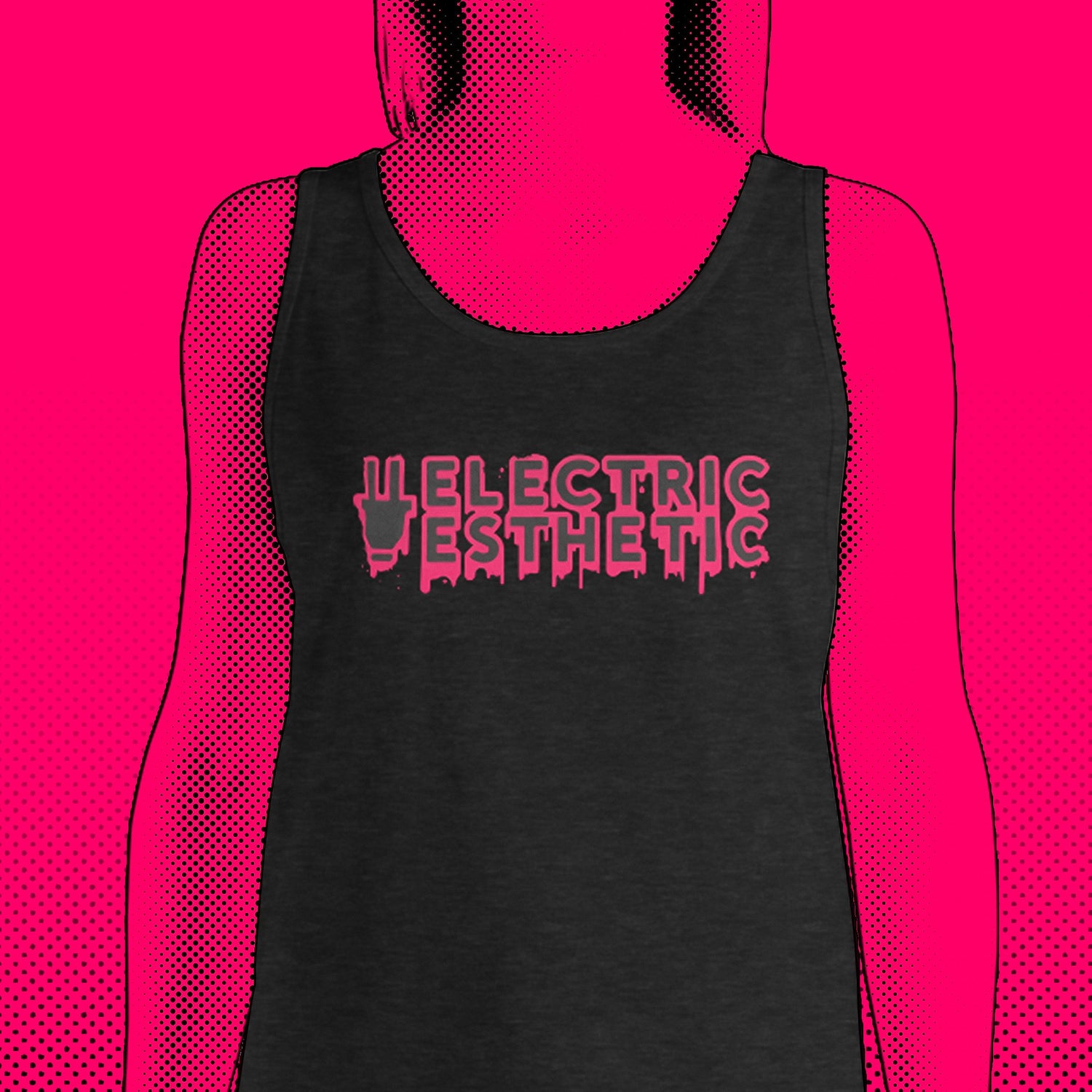 Electric Branded Graphic Tanks