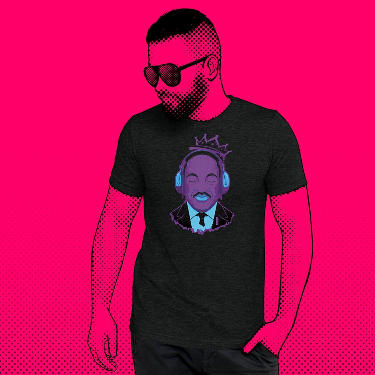 Electric Heads Graphic T-Shirts