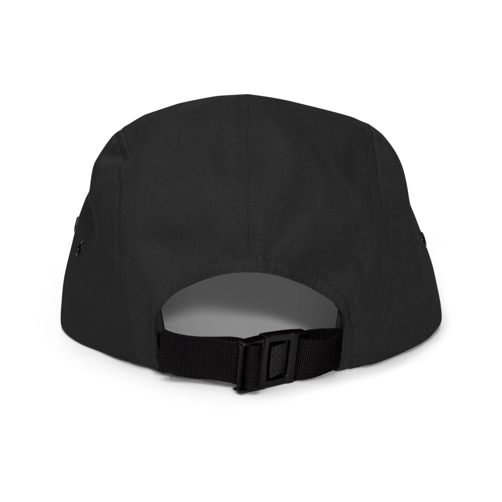 Branded 5 Panel Cap | Black