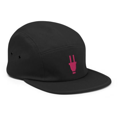 Branded 5 Panel Cap | Black