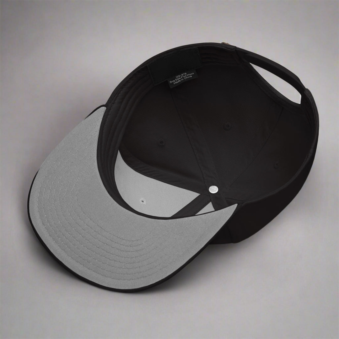 Branded Snapback Cap | Black – Electric Esthetic