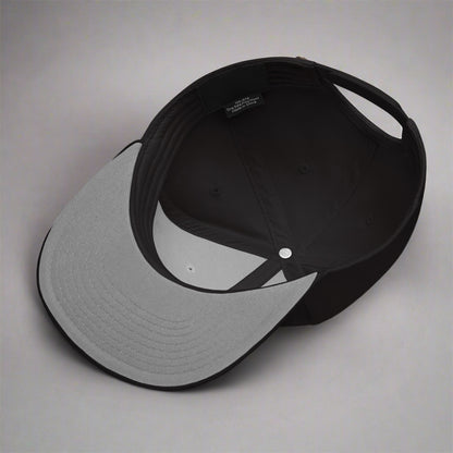 Branded Snapback Cap | Black