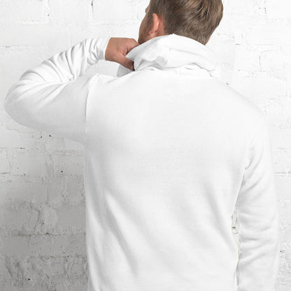 Branded Pullover Hoodie | White