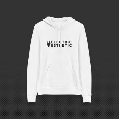 Branded Pullover Hoodie | White & Black