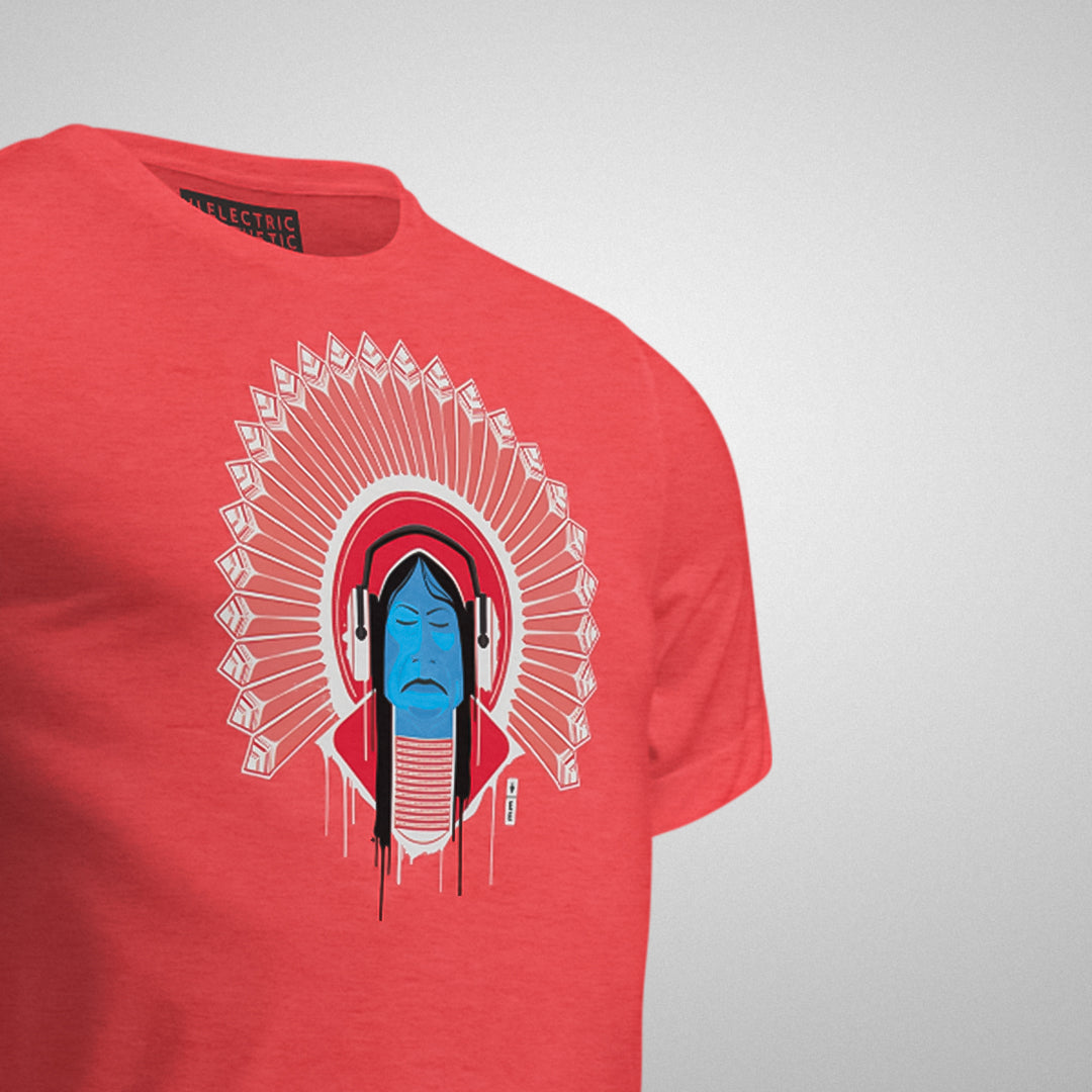 Electric Chief Graphic T-Shirt | Red