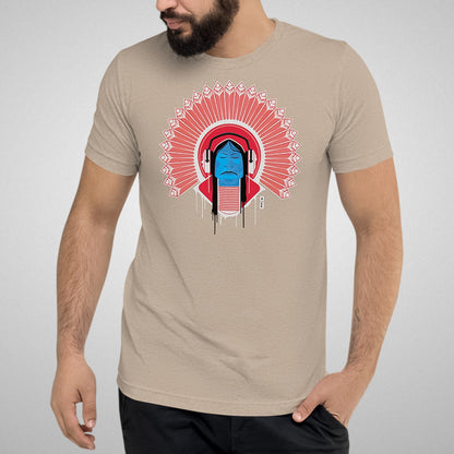 Electric Chief Graphic T-Shirt | Tan