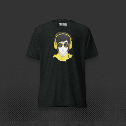 Electric Fighter Graphic T-Shirt | Charcoal