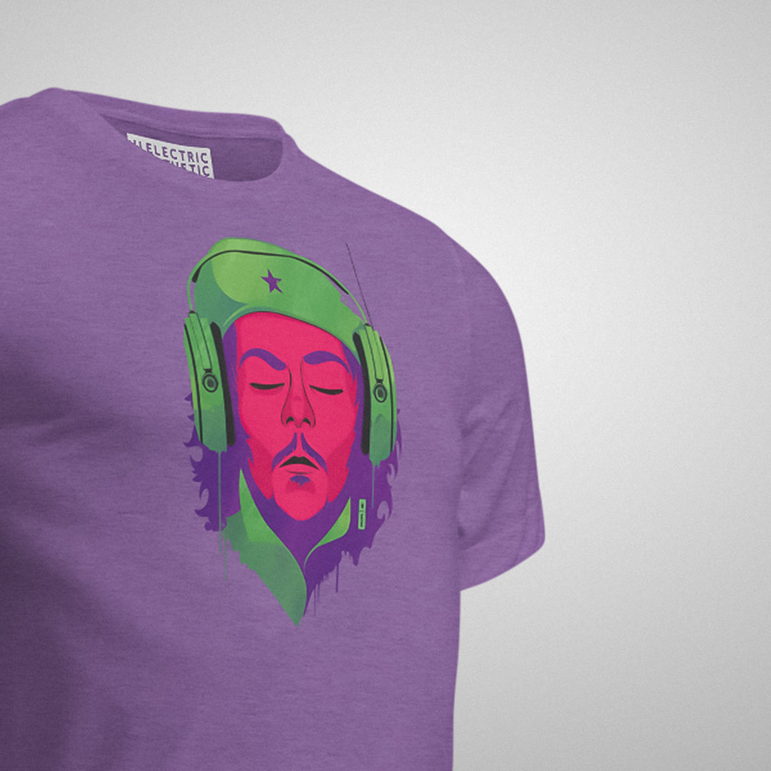 Electric Guerrilla Graphic T-Shirt | Purple