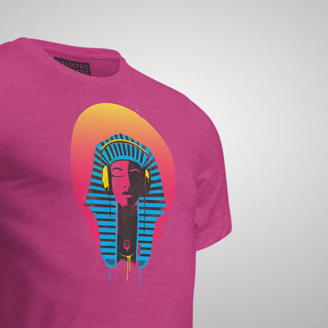 Electric Pharaoh Graphic T-Shirt | Berry