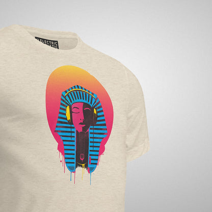 Electric Pharaoh Graphic T-Shirt | Oatmeal