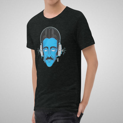 Electric Inventor Graphic T-Shirt | Charcoal