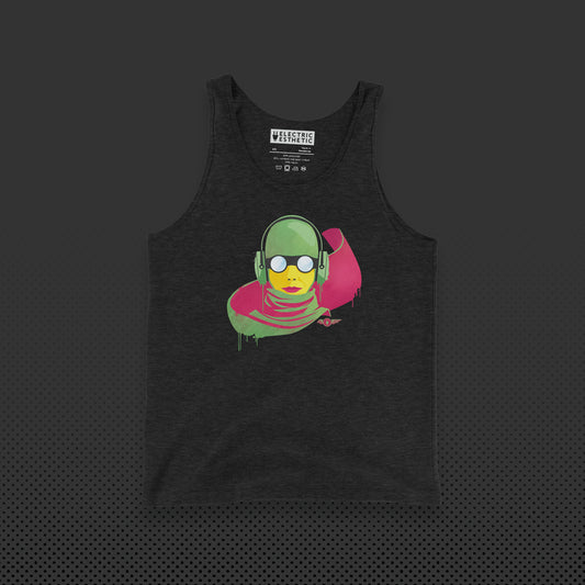 Electric Aviator Graphic Tank | Charcoal