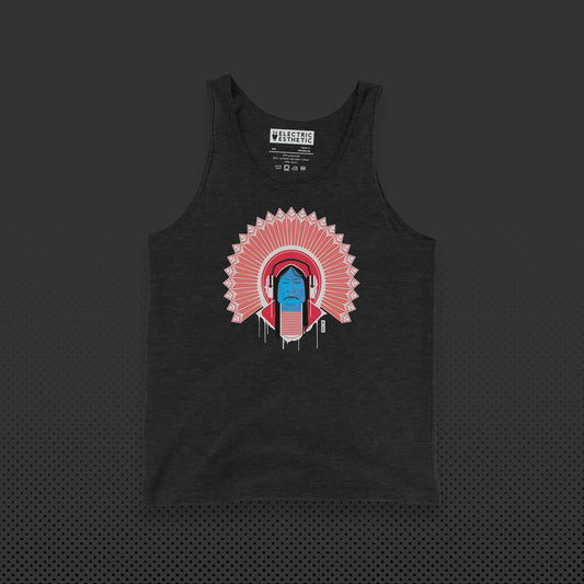 Electric Chief Graphic Tank | Charcoal