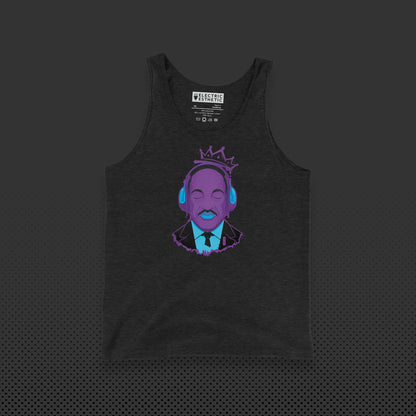 Electric Dreamer Graphic Tank | Charcoal