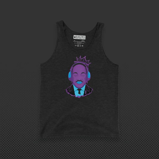 Electric Dreamer Graphic Tank | Charcoal