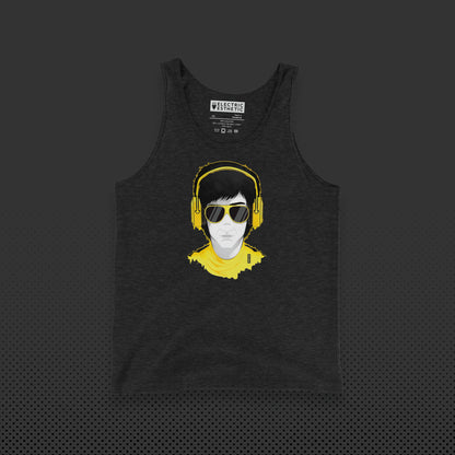 Electric Fighter Graphic Tank | Charcoal