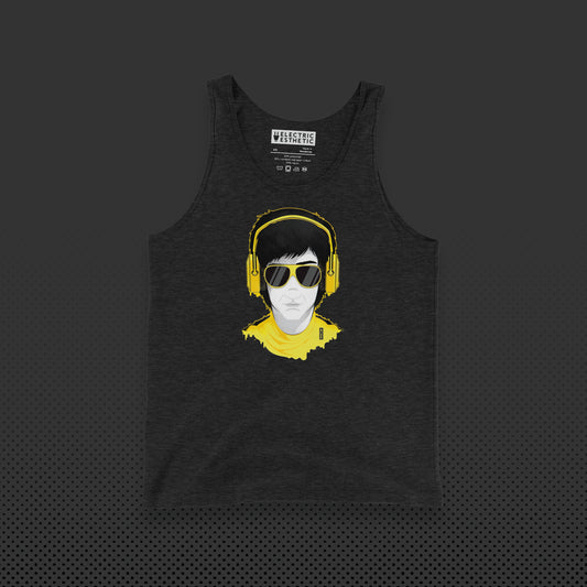 Electric Fighter Graphic Tank | Charcoal