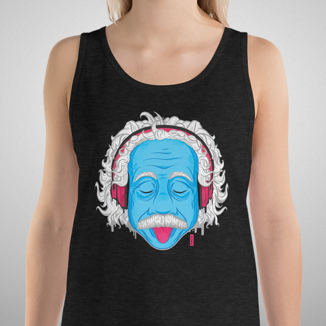 Electric Genius Graphic Tank | Charcoal