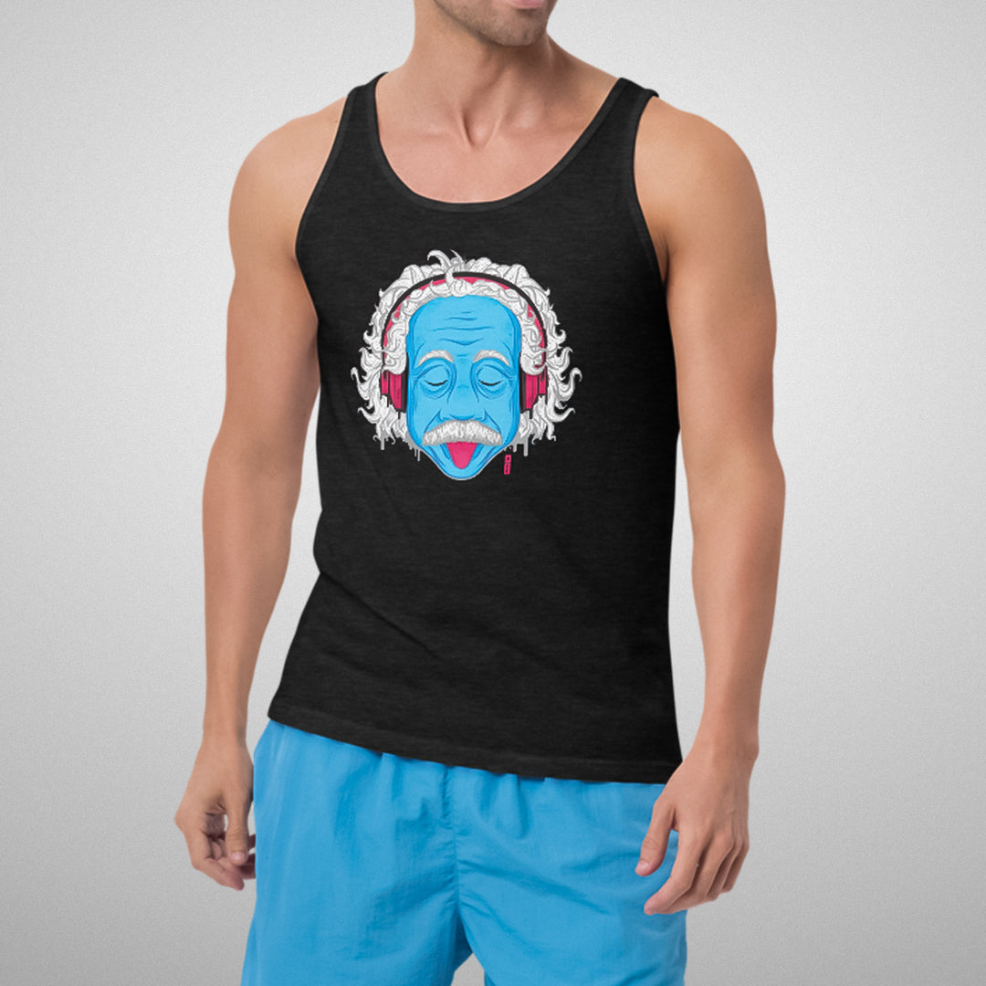 Electric Genius Graphic Tank | Charcoal