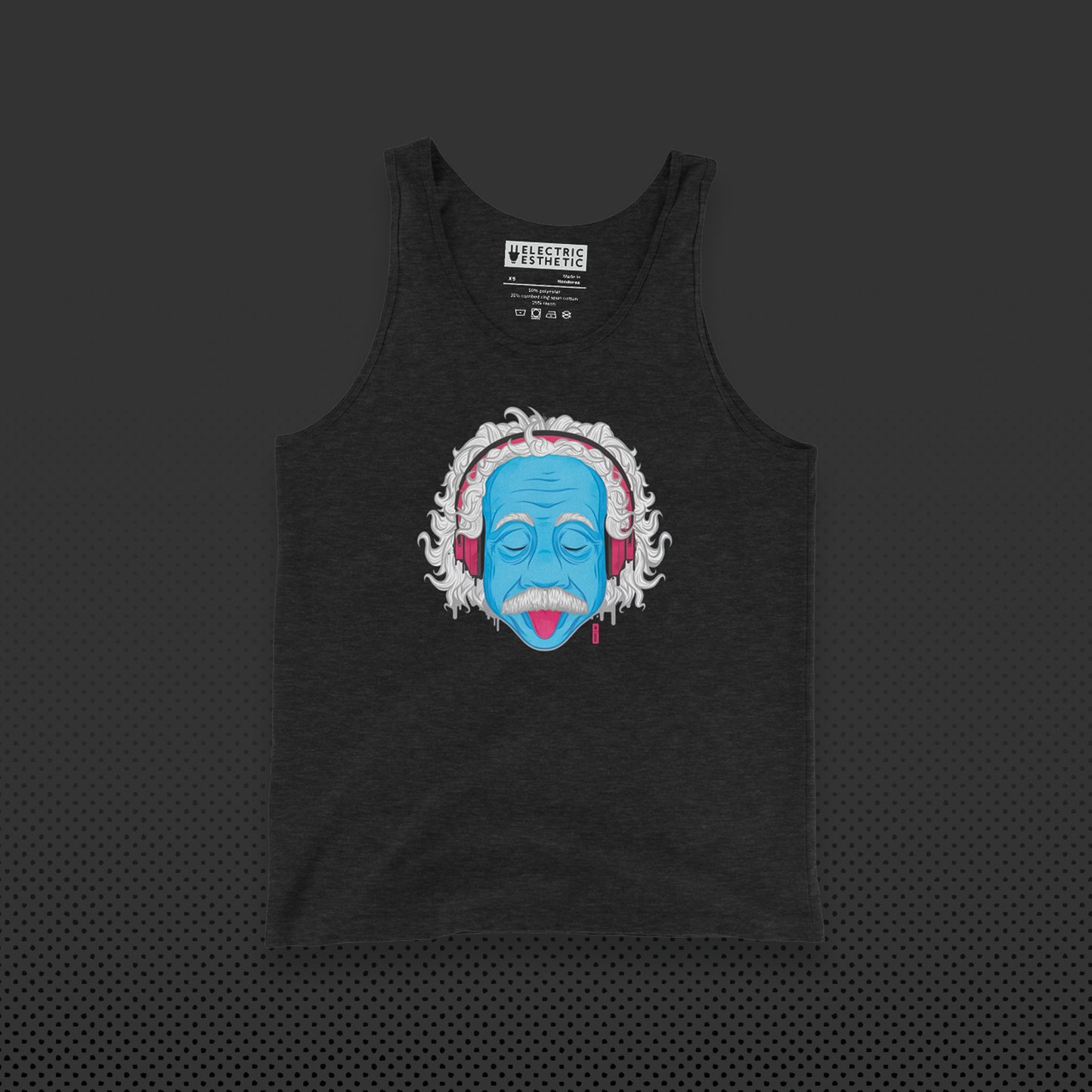 Electric Genius Graphic Tank | Charcoal