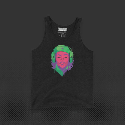 Electric Guerrilla Graphic Tank | Charcoal