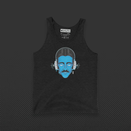 Electric Inventor Graphic Tank | Charcoal