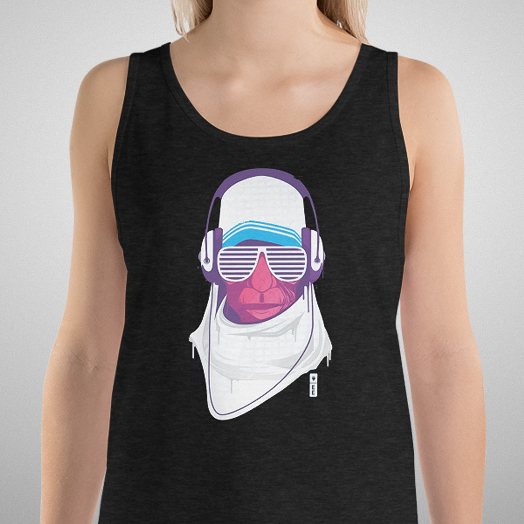 Electric Mother Graphic Tank | Charcoal