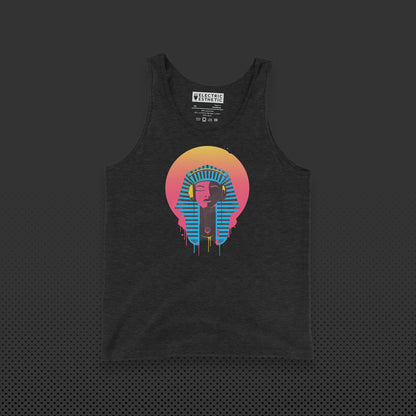 Electric Pharaoh Graphic Tank | Charcoal