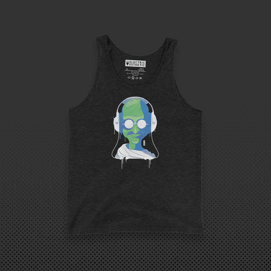 Electric Yogi Graphic Tank | Charcoal