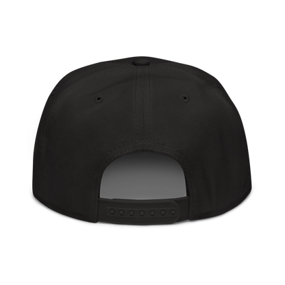 Branded Snapback Cap | Black