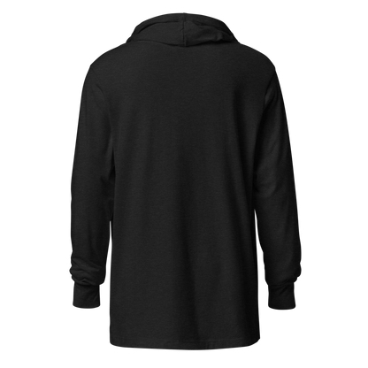 Branded Drip Graphic Hooded Shirt | Charcoal