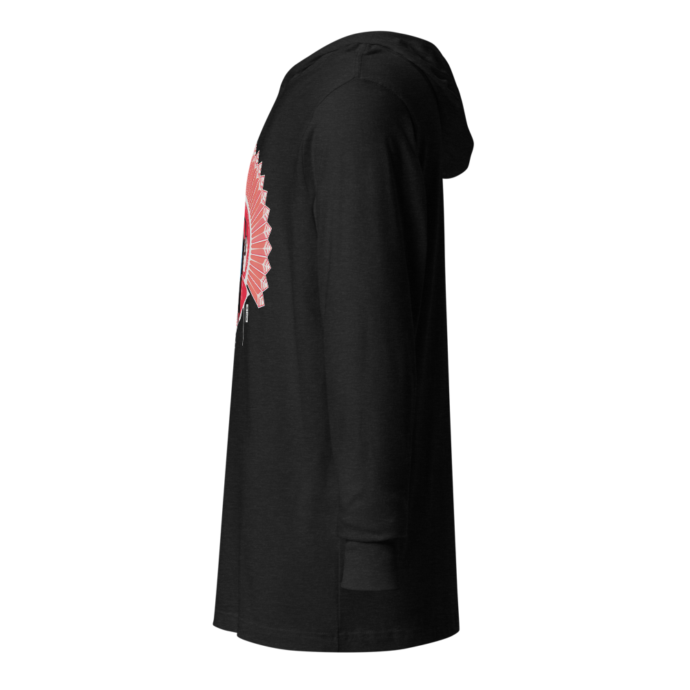 Electric Chief Graphic Hooded Shirt | Charcoal