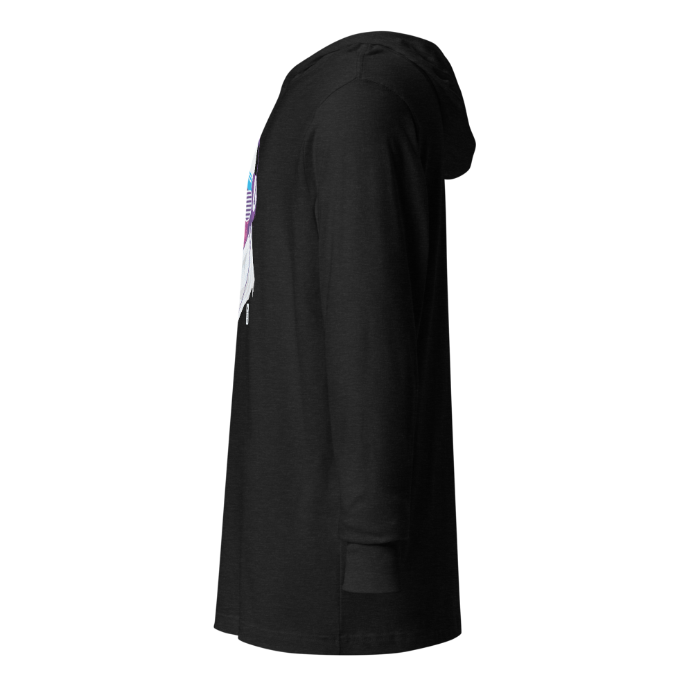 Electric Mother Graphic Hooded Shirt | Charcoal