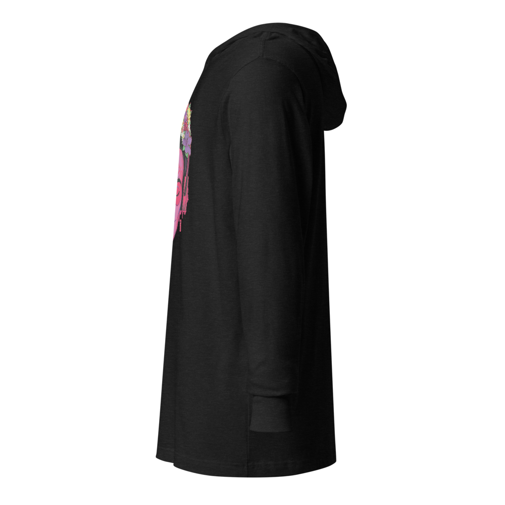 Electric Painter Graphic Hooded Shirt | Charcoal