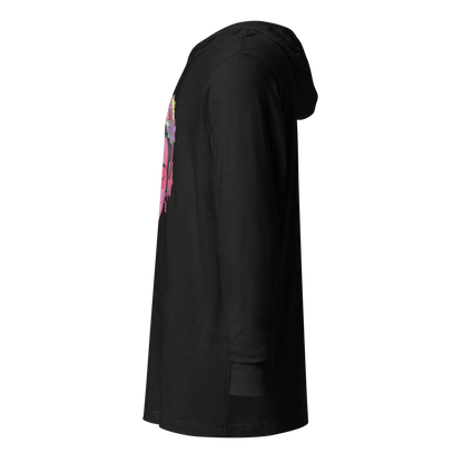 Electric Painter Graphic Hooded Shirt | Charcoal