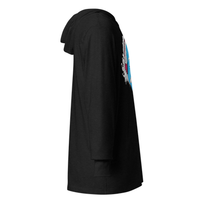 Electric Genius Graphic Hooded Shirt | Charcoal