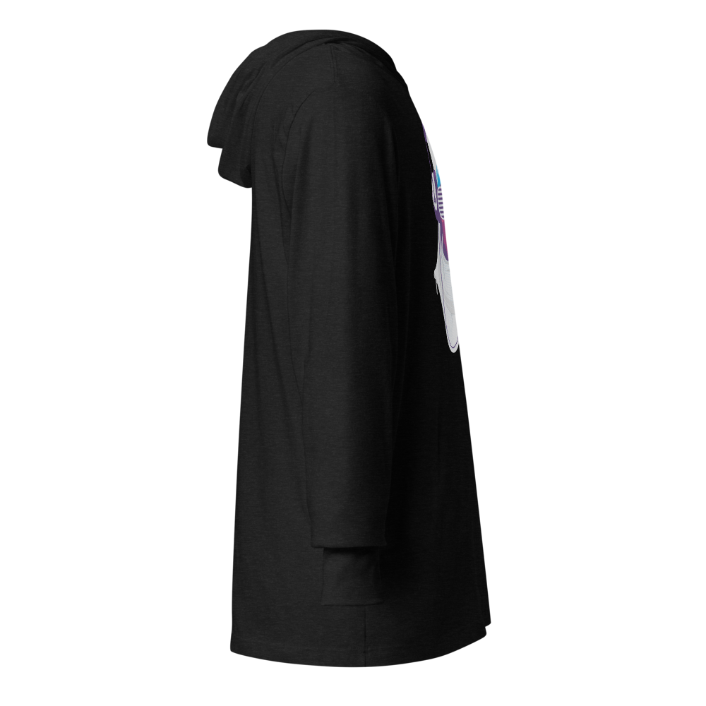 Electric Mother Graphic Hooded Shirt | Charcoal