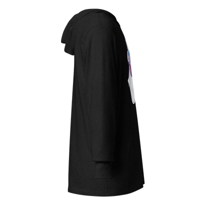 Electric Mother Graphic Hooded Shirt | Charcoal