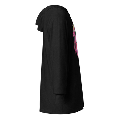 Electric Painter Graphic Hooded Shirt | Charcoal